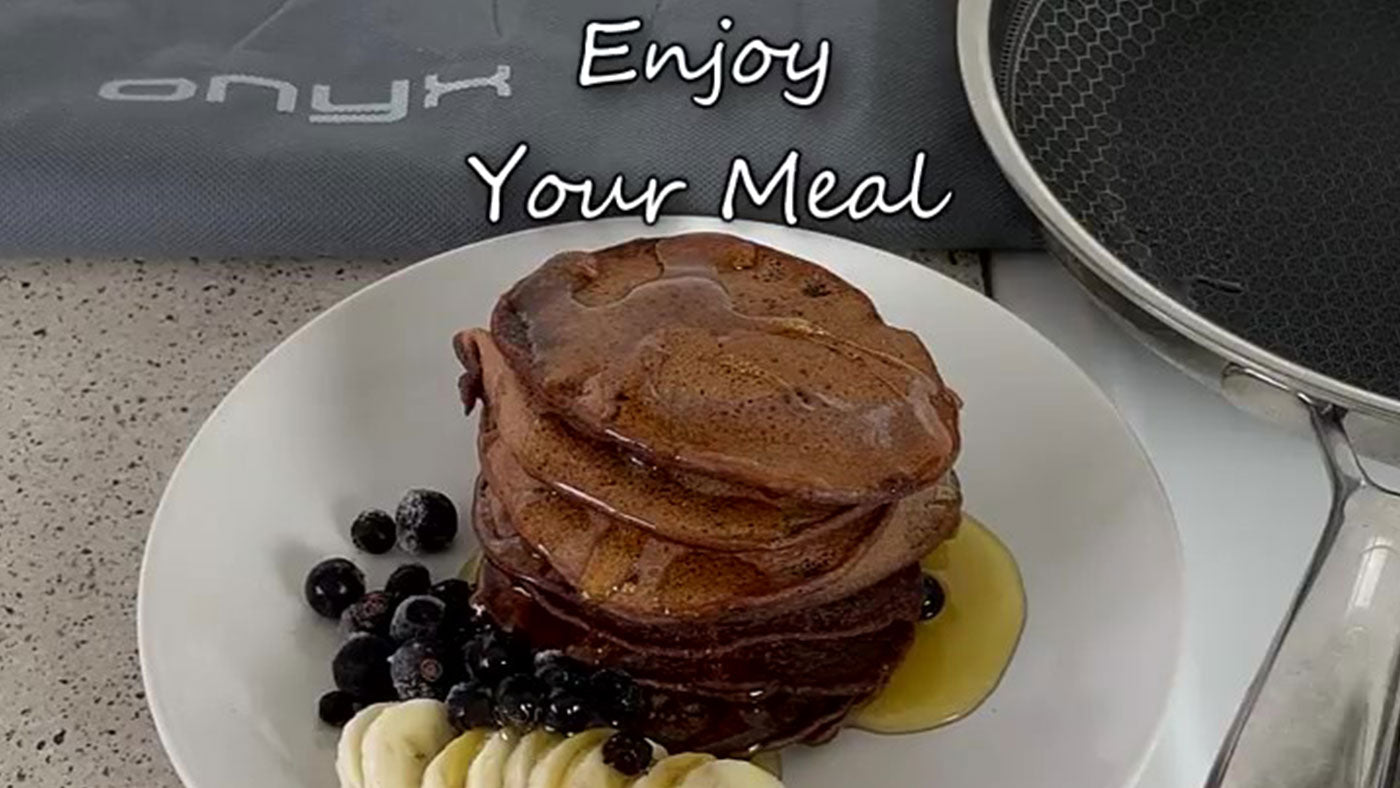 Inspiration - Opskrift på Veganske bananpandekager med chokolade