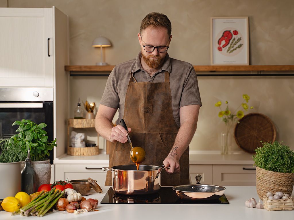 KOBBER HYBRID NON-STICK GRYDESÆT - 2 DELE - 5