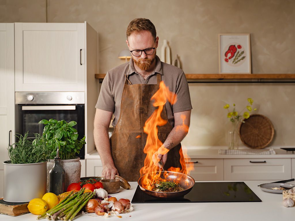 KOBBER HYBRID NON-STICK STEGEPANDESÆT - 3 DELE - 4