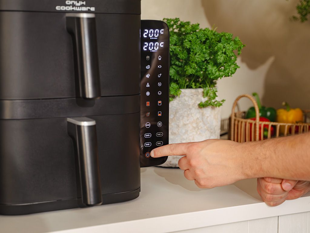 AIRFRYER - DUAL STACK 12L - SORT - 6
