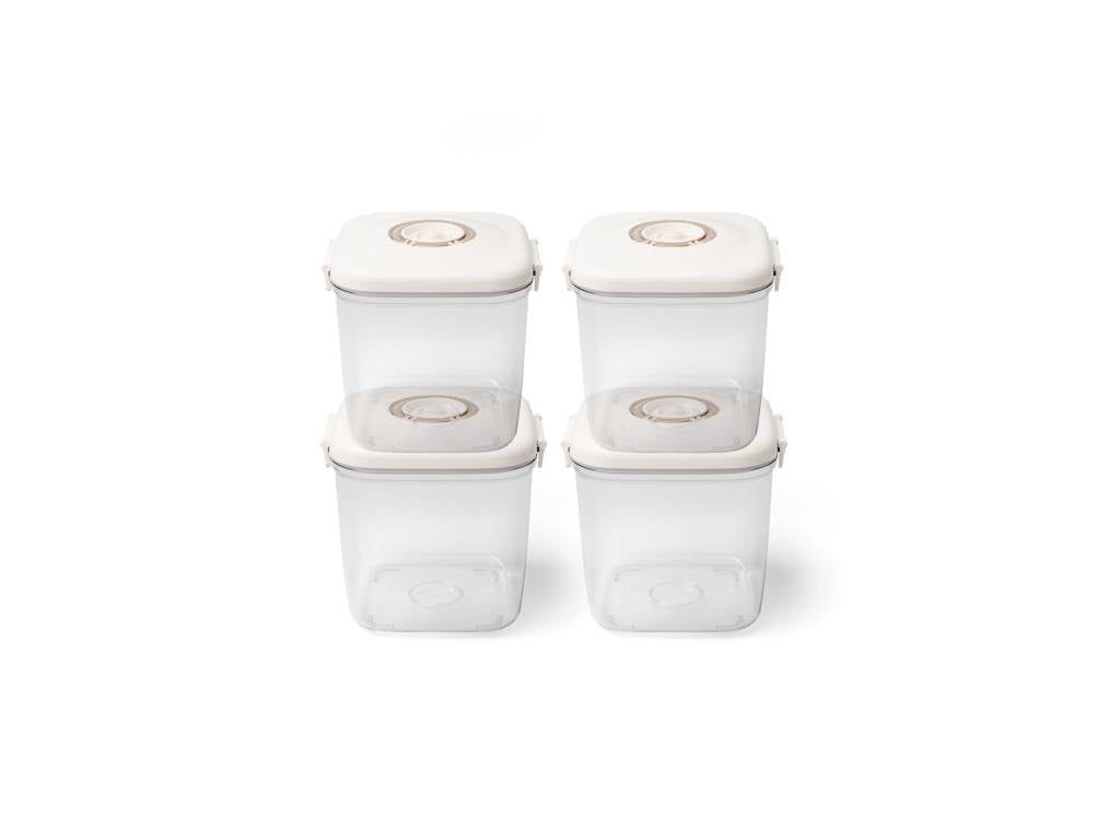 Vakuum opbevarings beholder 1300ml sæt – 4-stk