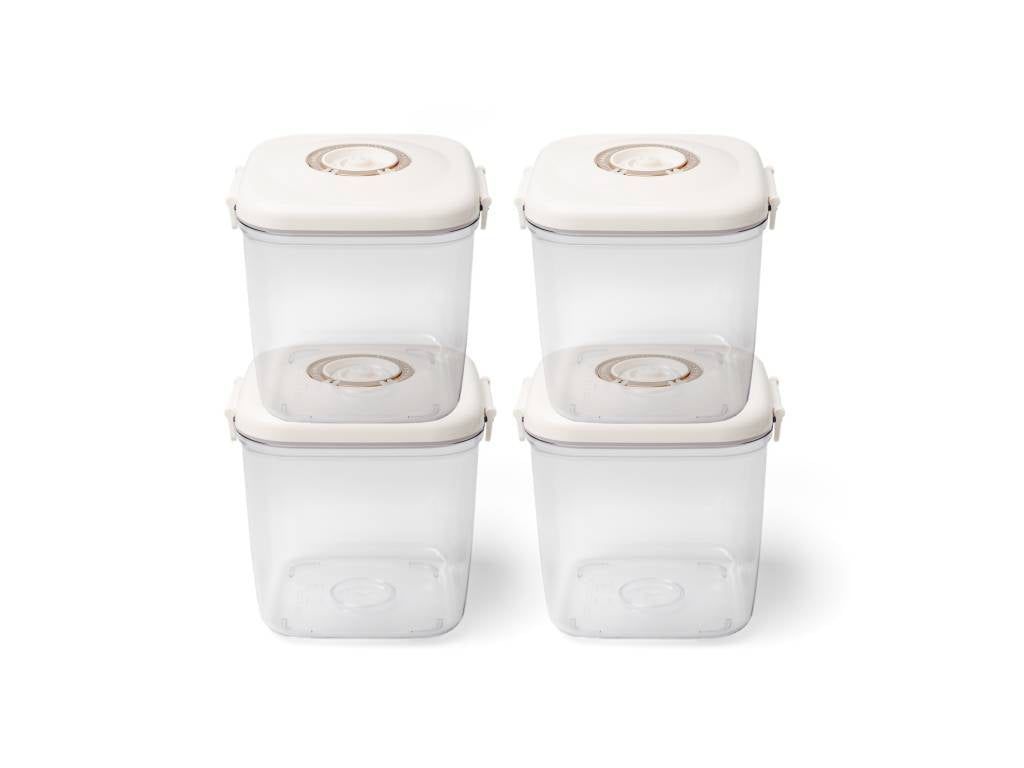 Vakuum opbevarings beholder 2600ml sæt – 4-stk