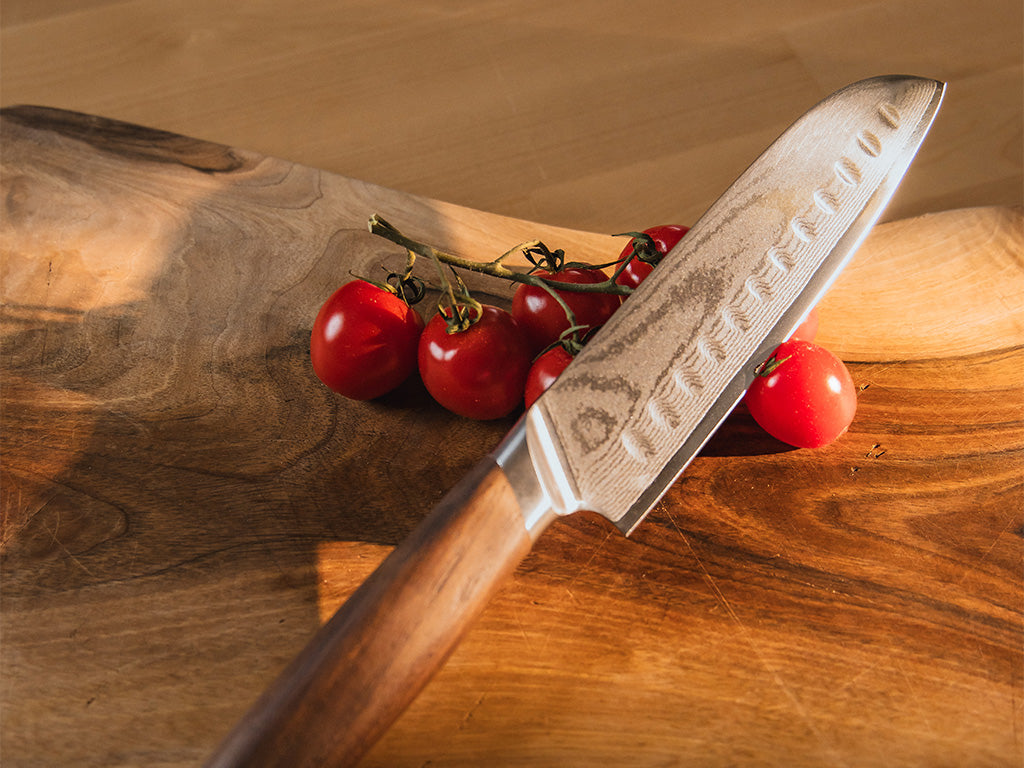 Damasceński nóż santoku 18 cm