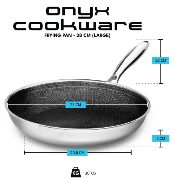 Dimensions on Hybrid pots and pans