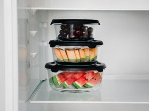 RUND VAKUUM GLASBEHOLDER – 930ML - 3