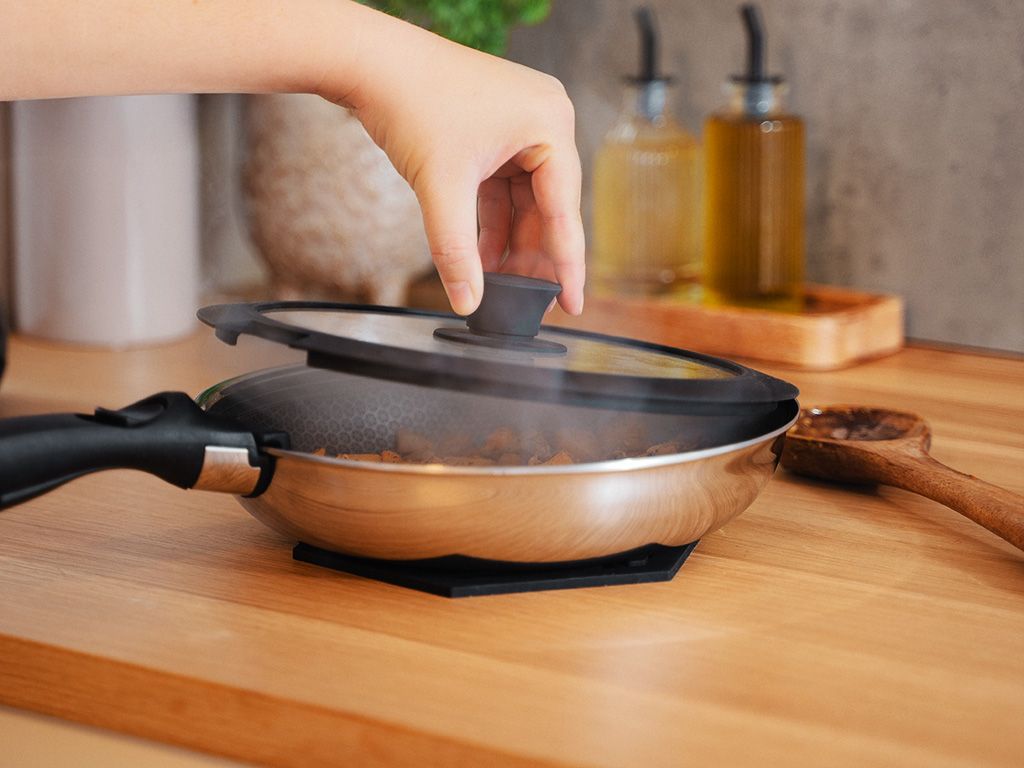 STEGEPANDESÆT MED AFTAGELIGT HÅNDTAG - 5 DELE - 4