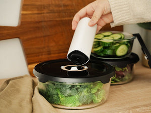 RUND VAKUUM GLASBEHOLDER – 930ML - 5