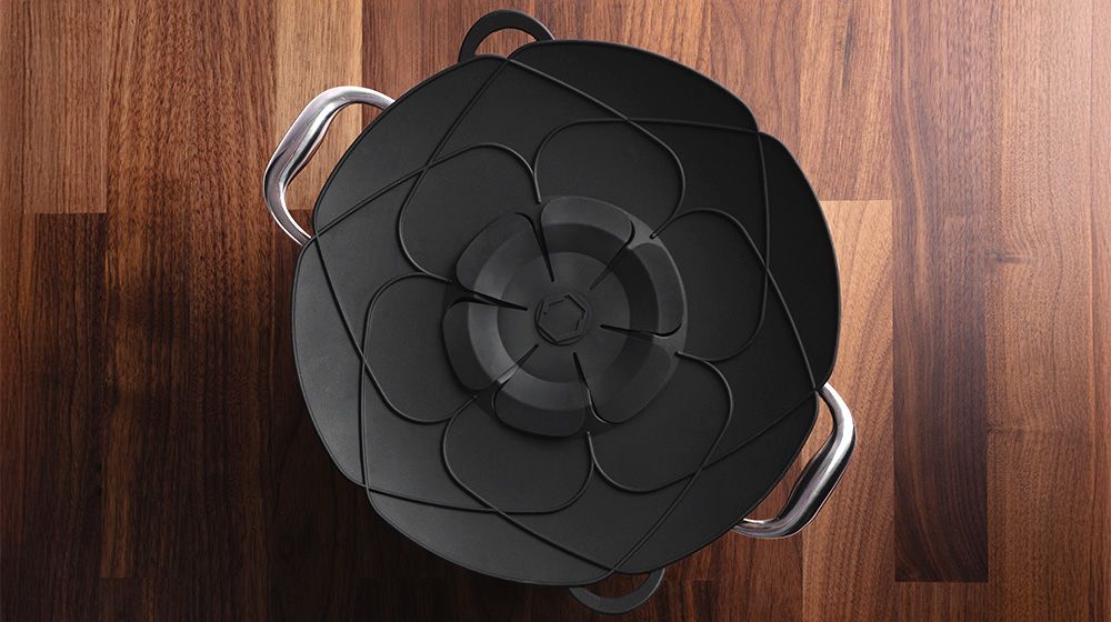 SILIKONE ANTI-SPILD LÅG