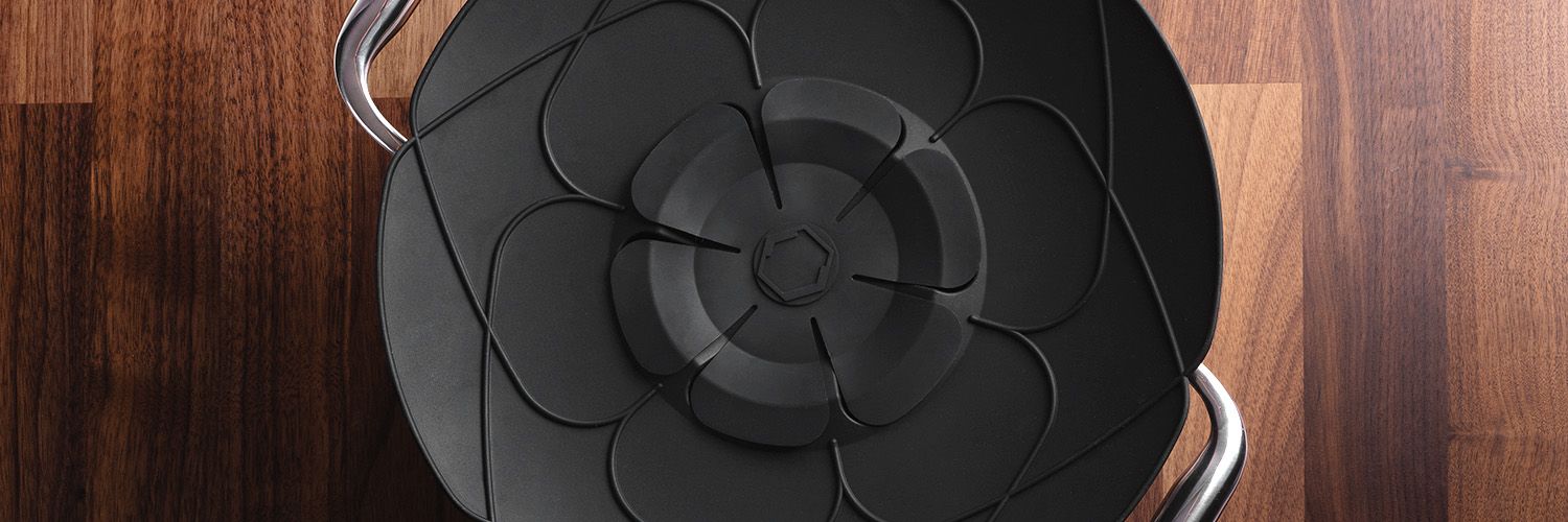 SILIKONE ANTI-SPILD LÅG