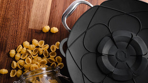 SILIKONE ANTI-SPILD LÅG - 2 STK