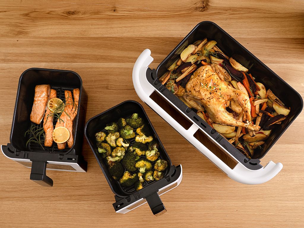 AIRFRYER - DUAL - KOMPLET SÆT - 14