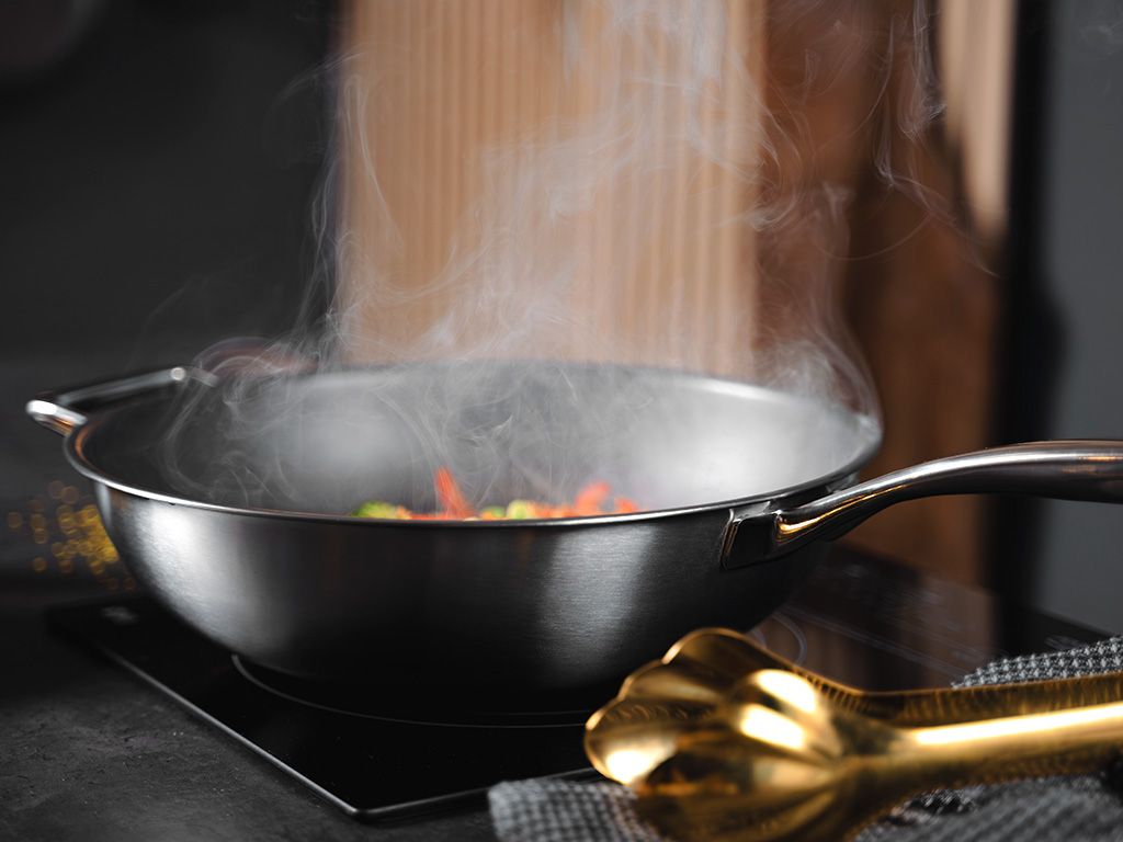 ZERO – NATURLIG NON-STICK WOKPANDE 30 CM - 6