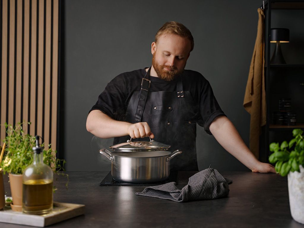 ZERO – NATURLIGT NON-STICK GRYDESÆT – 3 DELE - 5