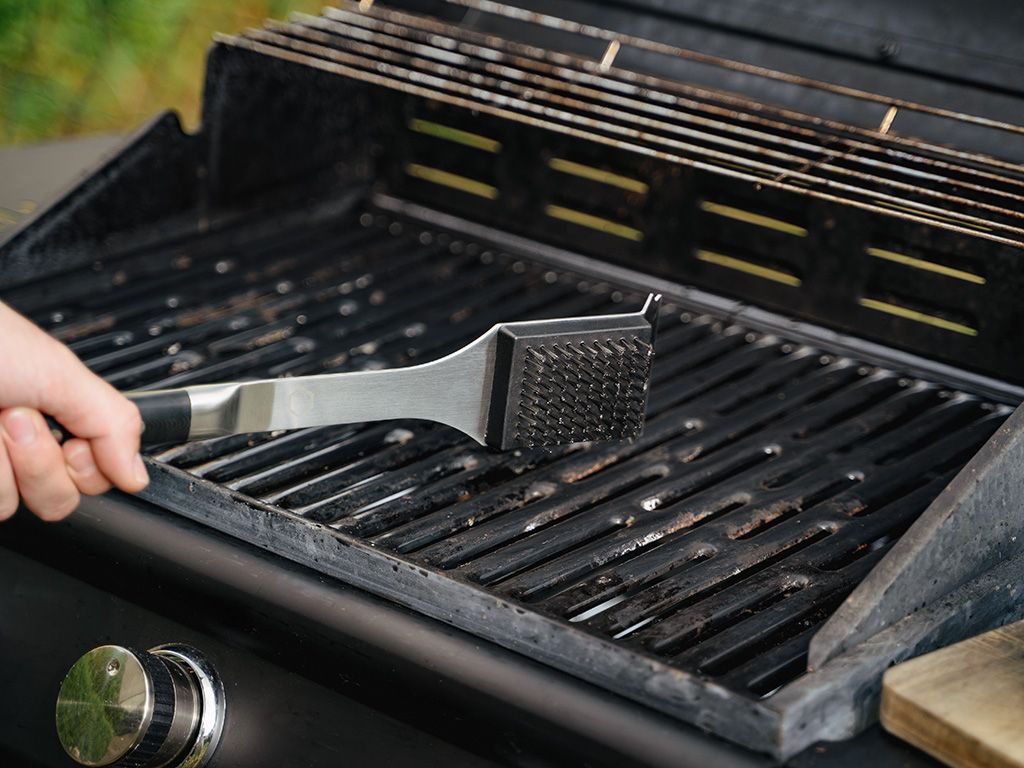 BBQ RENGØRINGSBØRSTE I RUSTFRIT STÅL - 4