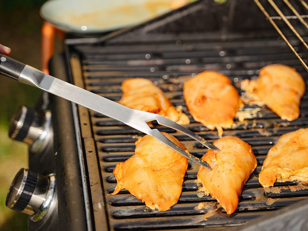 BBQ GAFFEL I RUSTFRIT STÅL - 4