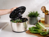 SALATSLYNGE I RUSTFRIT STÅL