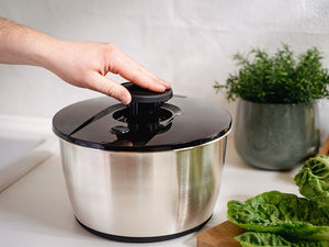 SALATSLYNGE I RUSTFRIT STÅL