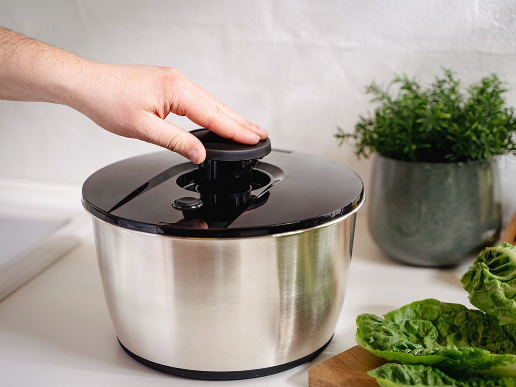 SALATSLYNGE I RUSTFRIT STÅL - 6