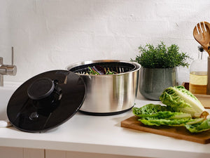 SALATSLYNGE I RUSTFRIT STÅL - 8