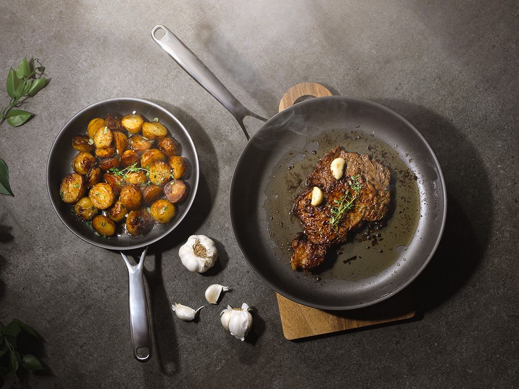 ZERO – NATURLIG NON-STICK WOK- OG SAUTÉSÆT – 2 DELE