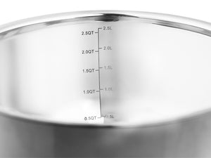 RUSTFRIT STÅL RØRESKÅL – 3000ML - 3