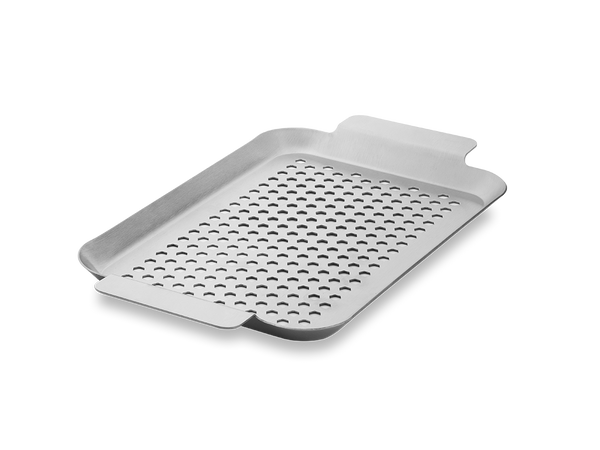 Stainless steel bbq tray 33×18 cm