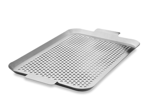 BBQ-BAKKE I RUSTFRIT STÅL 50×30 CM - 1