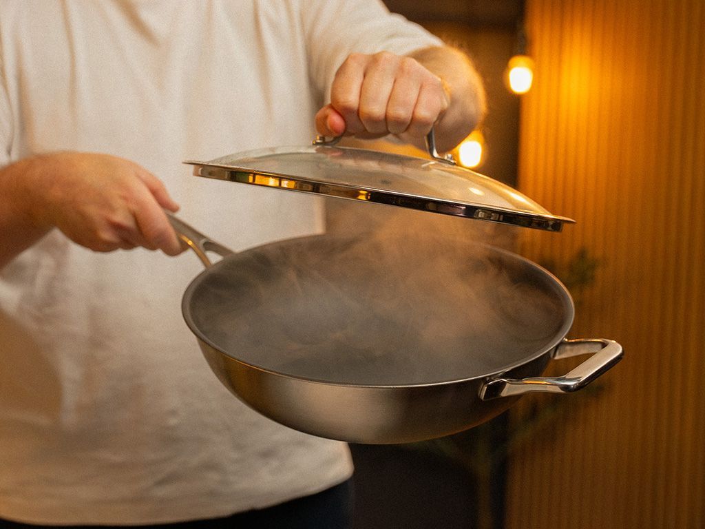 ZERO – NATURLIG NON-STICK WOKPANDE 30 CM - 8