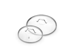 Glass lid set 24/28 cm – 2 pieces