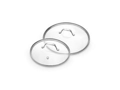 Glass lid set 26/28 cm – 2 pieces