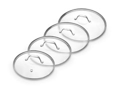 Glass lid set 24/26/28/30 cm – 4 pieces