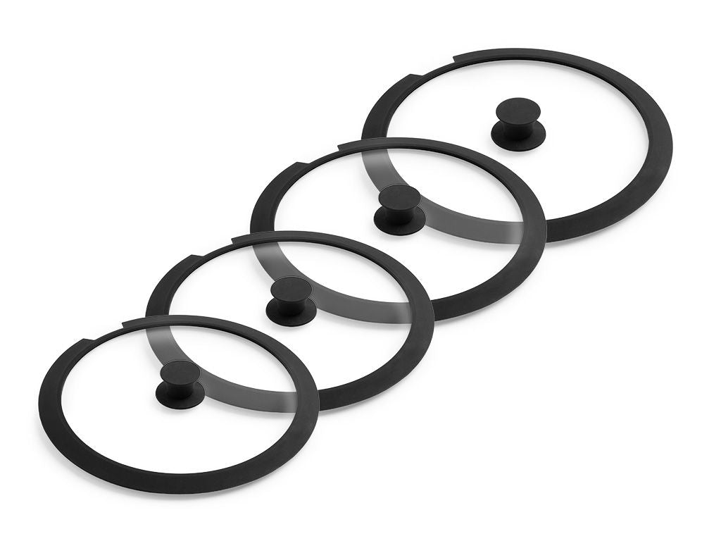 GLASLÅG UDEN HÅNDTAG – 4 STK - 1