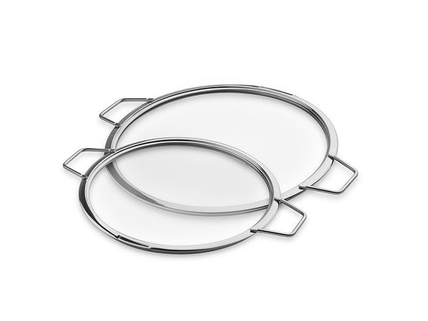 Stackable glass lids – 26/30 cm – 2 pcs
