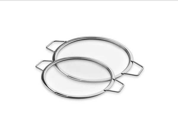Stackable glass lids – 20/24 cm – 2 pcs