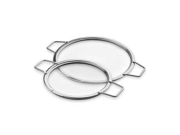 Stackable glass lids – 18/24 cm – 2 pcs