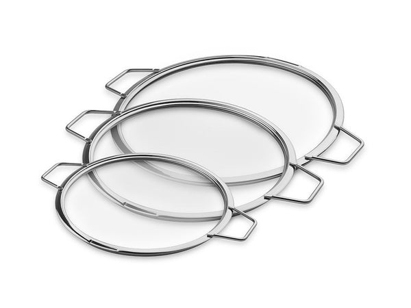 Stackable glass lids – 24/28/32 cm – 3 pcs