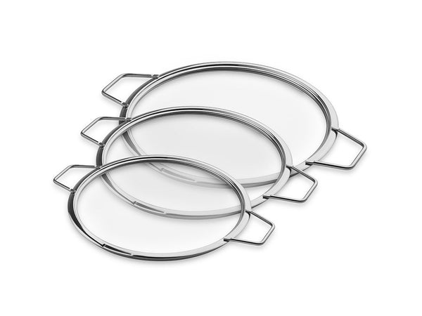 Stackable glass lids – 24/26/28 cm – 3 pcs