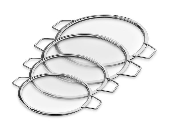 Stackable glass lids – 24/26/28/30 cm – 4 pcs