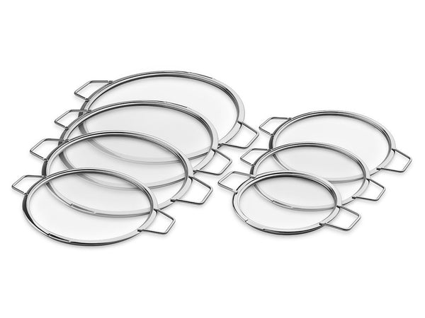 Stackable glass lids – 18/20/24/26/28/30/32 cm – 7 pcs