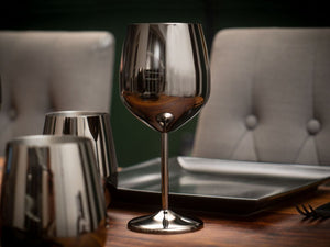 VINGLAS I RUSTFRIT STÅL