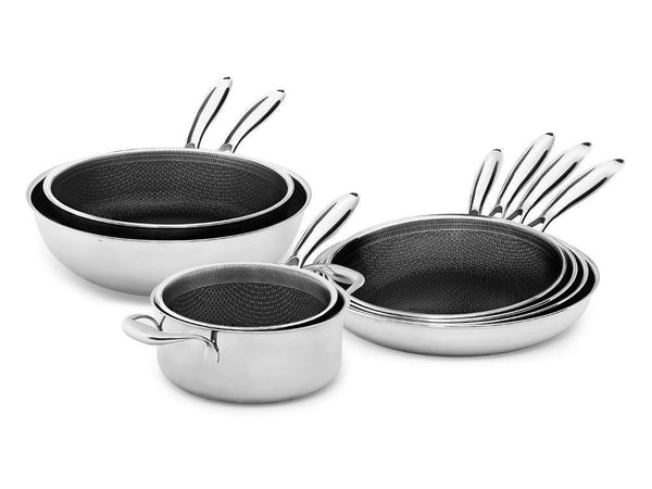 Komplet sæt | 8 dele gryde- og pandesæt | onyxcookware