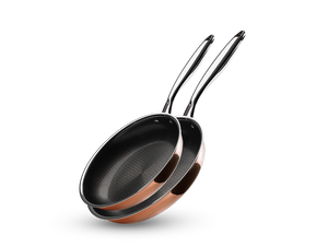 KOBBER HYBRID NON-STICK STEGEPANDESÆT - 2 DELE - 1