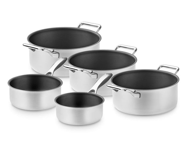 ZERO – NATURLIGT NON-STICK GRYDESÆT – 5 DELE - 1