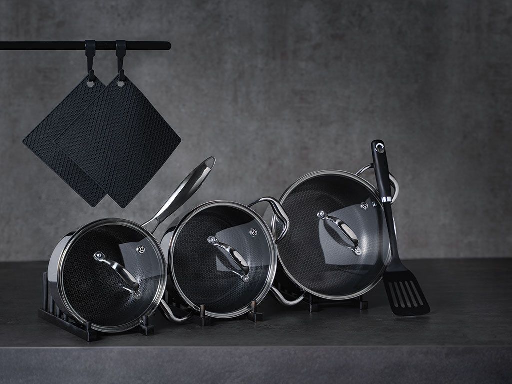 ESSENTIELT GRYDESÆT 3–DELE