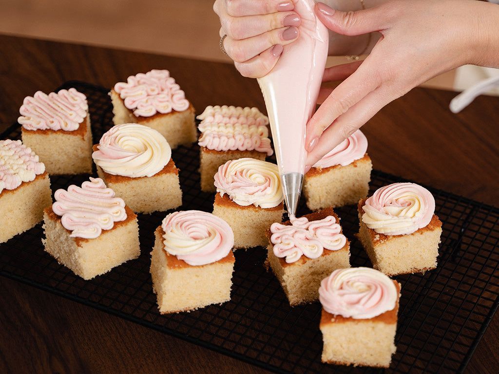 SPRØJTEPOSER MED TYLLER - 50 STK