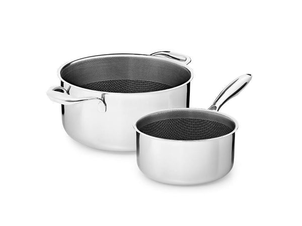 Grydesæt i 2 dele | hybrid non-stick onyx cookware grydesæt | onyxcoockware