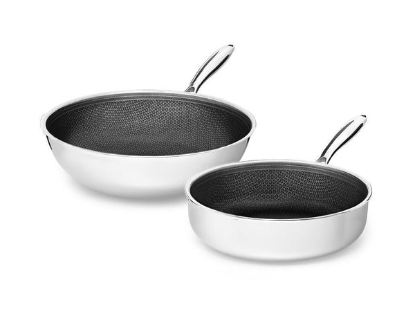 Hybrid non-stick onyx cookware™ wok+sautersæt - 2-dele