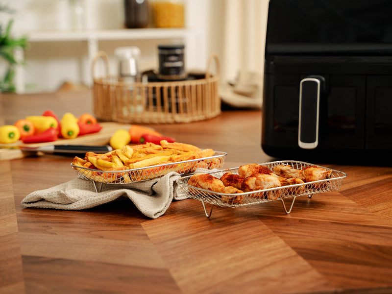 STABELBARE AIRFRYER STATIVER DUAL