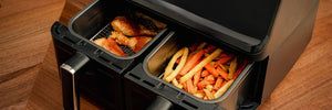 STABELBARE AIRFRYER STATIVER DUAL