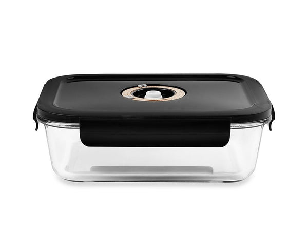 Rectangle vacuum glass container - 1040ml